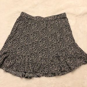American Eagle Cheetah Print Skirt